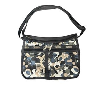 LeSportsac Camo Floral Nylon Crossbody Bag
